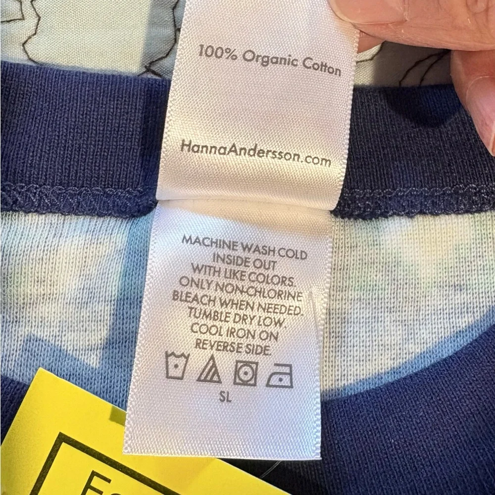 NWT HANNA ANDERSON Scandi Snowflake Fairisle Holiday Pajama Set Unisex Sz 14💛